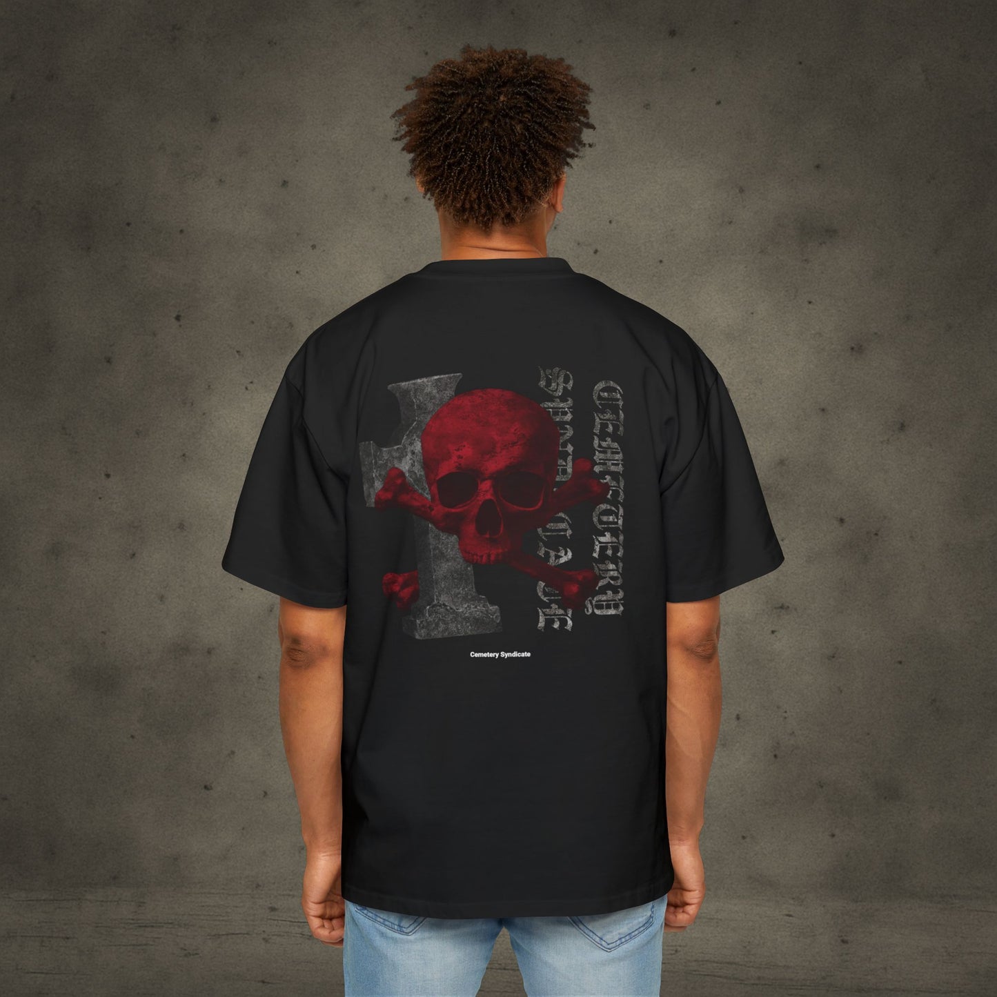 Heavy Oversized Tshirt - Cemetery Syndicate