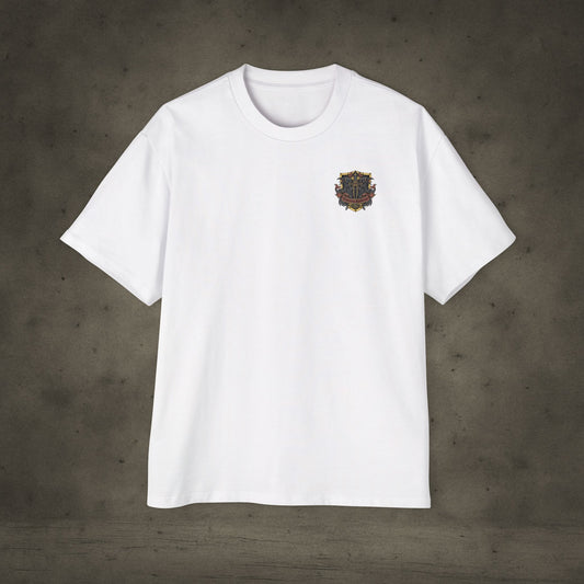 Gothic Crest 'Cemetery Syndicate' Graphic Shirt