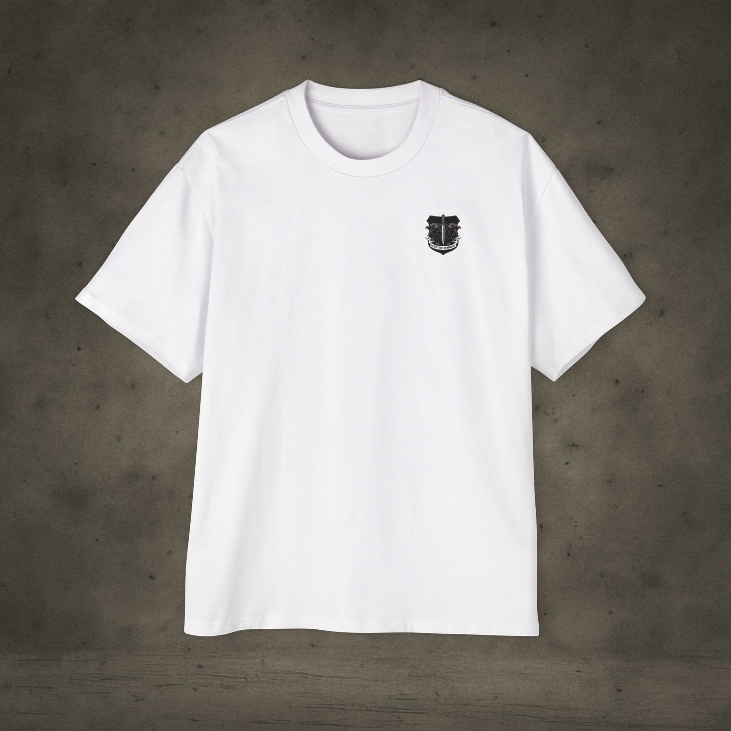 Cemetery Syndicate Tee — Raven Sword Graphic Oversized T-Shirt