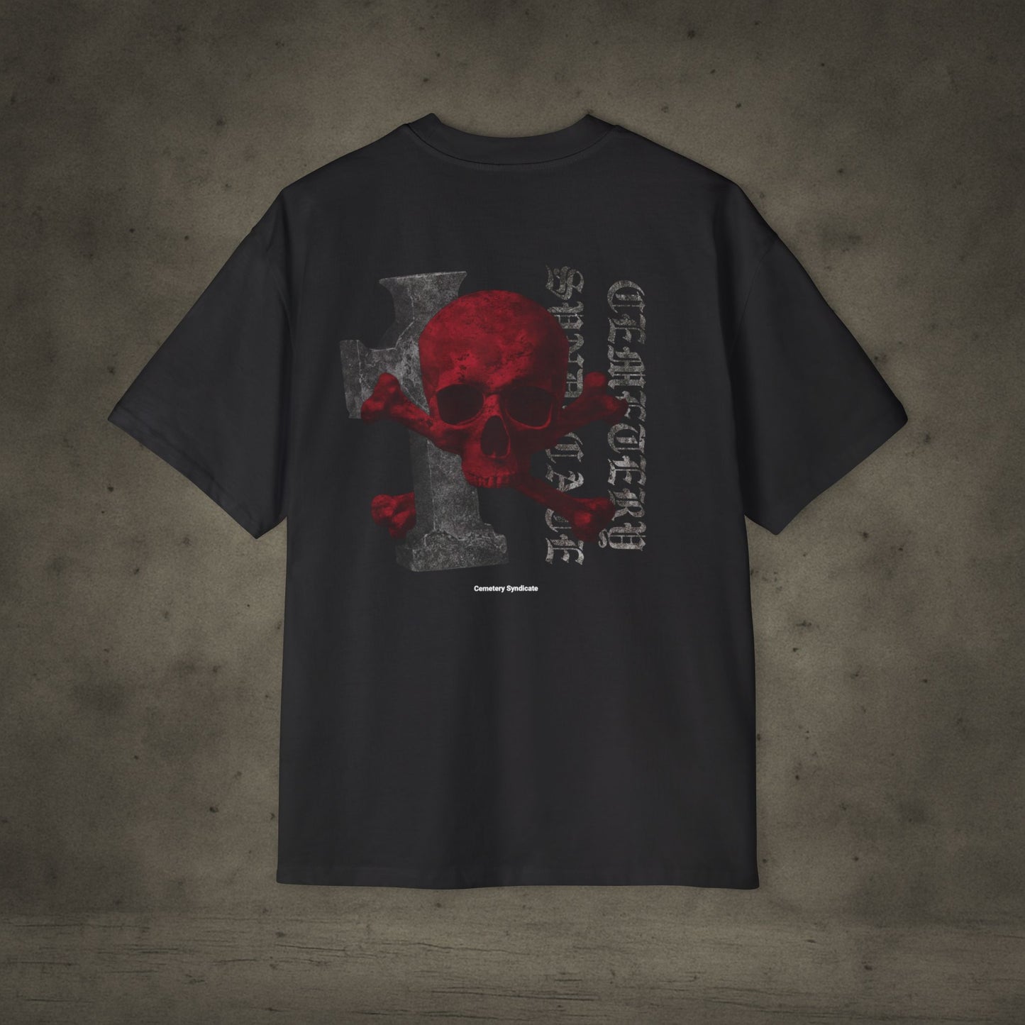 Heavy Oversized Tshirt - Cemetery Syndicate